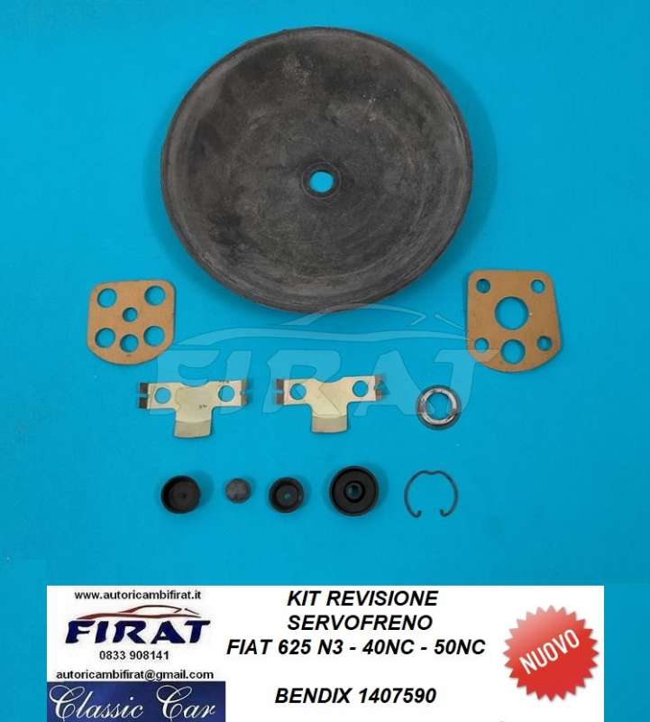 KIT REVISIONE SERVOFRENO FIAT 625 N3 - 40NC - 50NC (1407590)